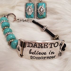 Bracelet & Earrings Set